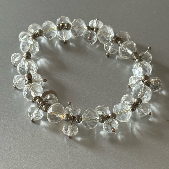 Cookie Lee Jewelry - 🔮 Cookie Lee Crystal Beaded Bracelet with Healing Hemitite Spacers